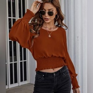 Bishop Sleeve Blouse